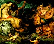 Peter Paul Rubens de fyra varldsdelarna France oil painting artist